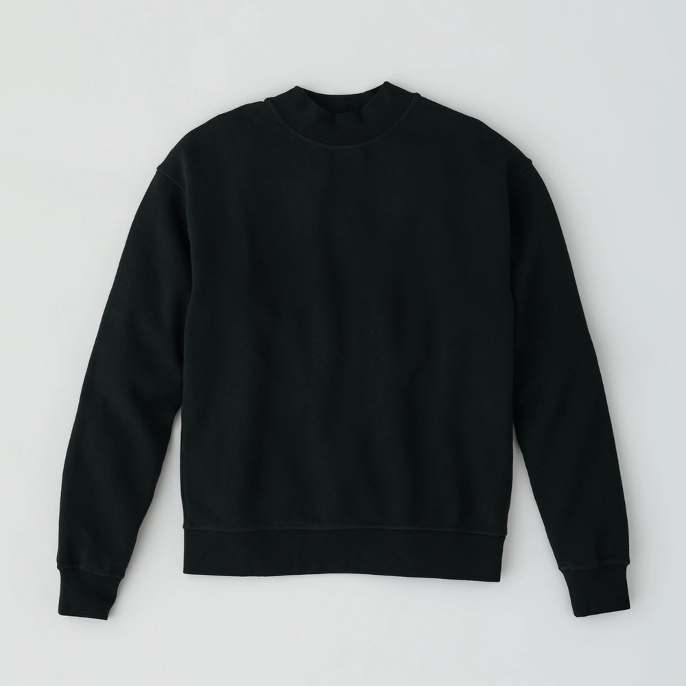 Kotn black mock sweater